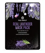 Maseczki do twarzy - Pax Moly Maska do twarzy w płachcie oczyszczająca z ekstraktem z lawendy 25 ml - miniaturka - grafika 1