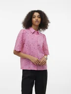 Bluzki damskie - Vero Moda Koszula "Hay" w kolorze różowym - miniaturka - grafika 1