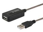 Kable komputerowe i do monitorów - Savio Kabel USB-USB 10 m - miniaturka - grafika 1