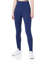 Spodnie damskie - FILA Damskie spodnie Bozcada z wysokim stanem Rib Legginsy Pants, niebieski medieval Blue, XS - miniaturka - grafika 1