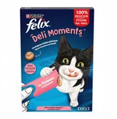Mokra karma dla kotów - FELIX sasz.4x10g DELI MOMENTS SALMON /11 - miniaturka - grafika 1