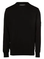 Bluzy męskie - Calvin Klein Jeans Męska bluza nierozpinana Mężczyźni Bawełna czarny jednolity, M - miniaturka - grafika 1