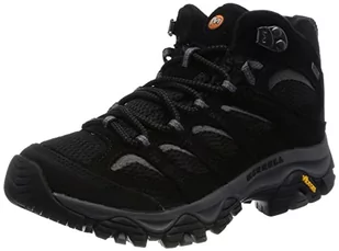 Merrell Damskie buty trekkingowe Moab 3 Mid GTX, Czarny szary, 40.5 EU - Buty trekkingowe damskie - miniaturka - grafika 1