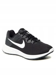 Nike Buty Revolution 6 Nn DC3729 003 Black/White/Dk Smoke Grey - Buty sportowe damskie - miniaturka - grafika 1