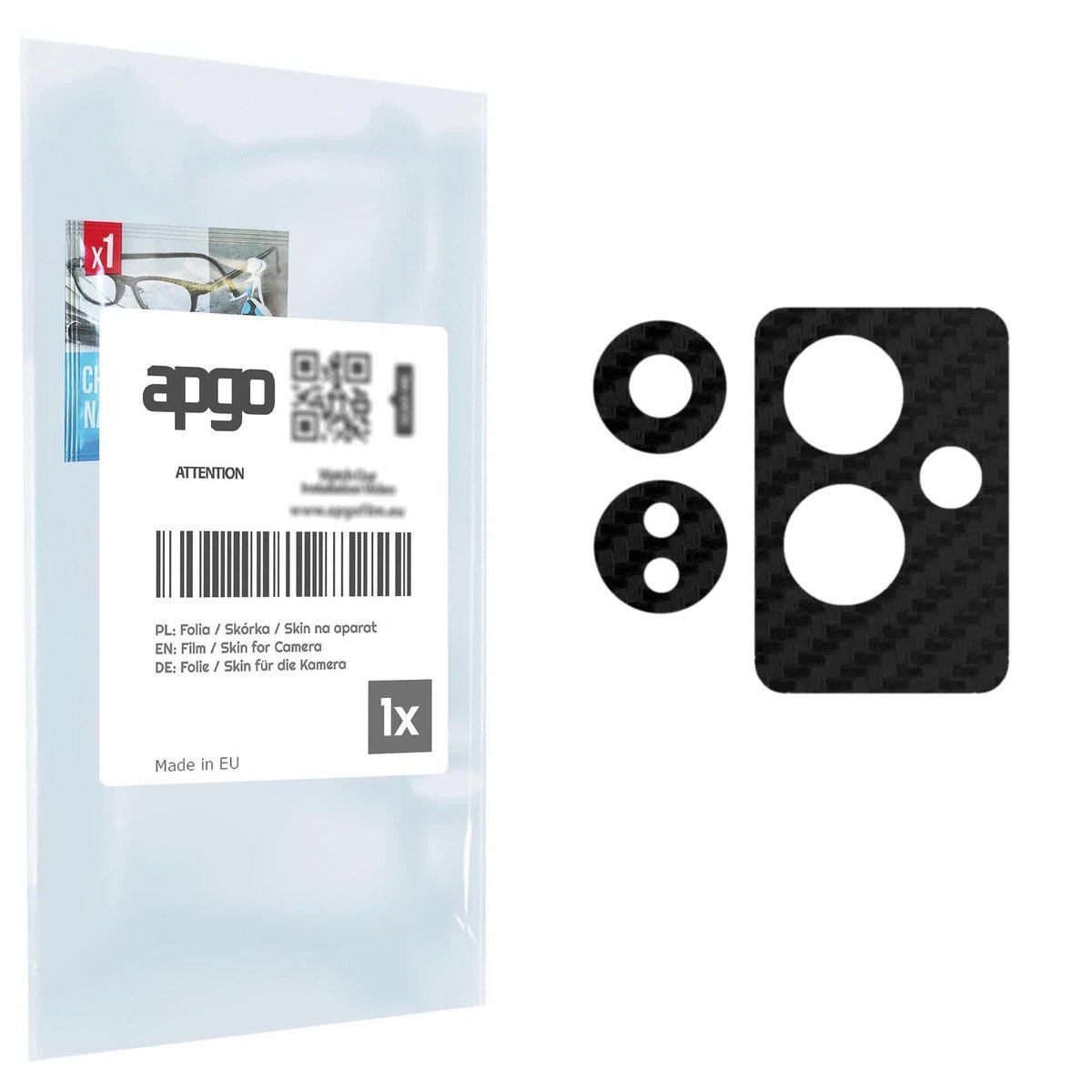 Folia naklejka skórka strukturalna na wyspę aparatu do Oppo Reno11 A - różne kolory na kamerę, obiektyw apgo SKINS Lens Protector
