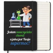 Notesy i bloczki - NOTES W LINIE 120 STR PREZENT DLA NAUCZYCIELA CHEMII DZIEŃ NAUCZYCIELA WZ - miniaturka - grafika 1