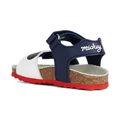 Buty dla chłopców - Geox Sandały chłopięce B CHALKI Boy Sandal, granatowe/białe (Optic White), 23 EU, Navy Optic White, 23 EU - miniaturka - grafika 1