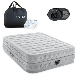 Materac dmuchany dwuosobowy 203 x 152 cm z wbudowaną pompką Intex 64490ND - Materace turystyczne - miniaturka - grafika 1