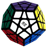 Łamigłówki - Kostka Logiczna Megaminx 3x3 QiYi QiHeng Czarna Dwunastościan - miniaturka - grafika 1