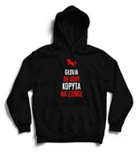 Gadżety dla niej i dla niego - Bluza z kapturem Głowa do góry kopyta na ziemię - miniaturka - grafika 1