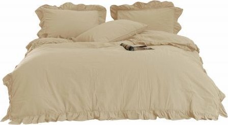 Darymex Pościel bawełniana AKDENIZ CREAM/160x200P STONEWASHED