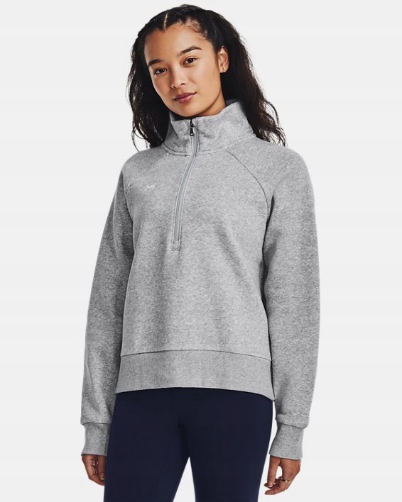 BLUZA DAMSKA POLAROWA UNDER ARMOUR POLAR DAMSKI SZARY RIVAL FLEECE 4XL