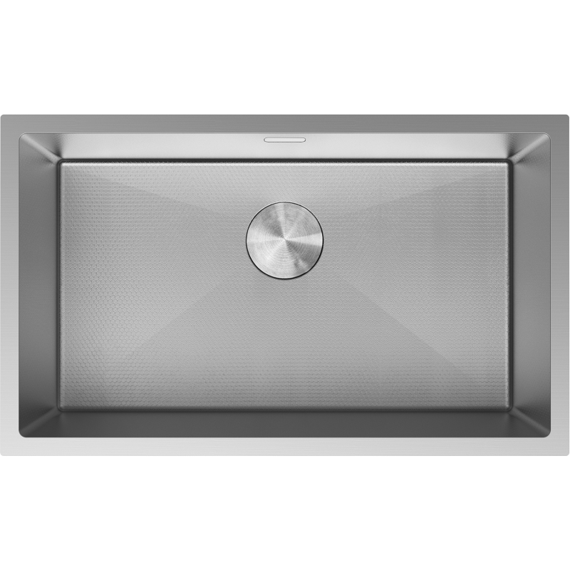 Mexen Trixo zlewozmywak stalowy 1-komorowy 750 x 440 mm, inox HC - 6415751000-01HC