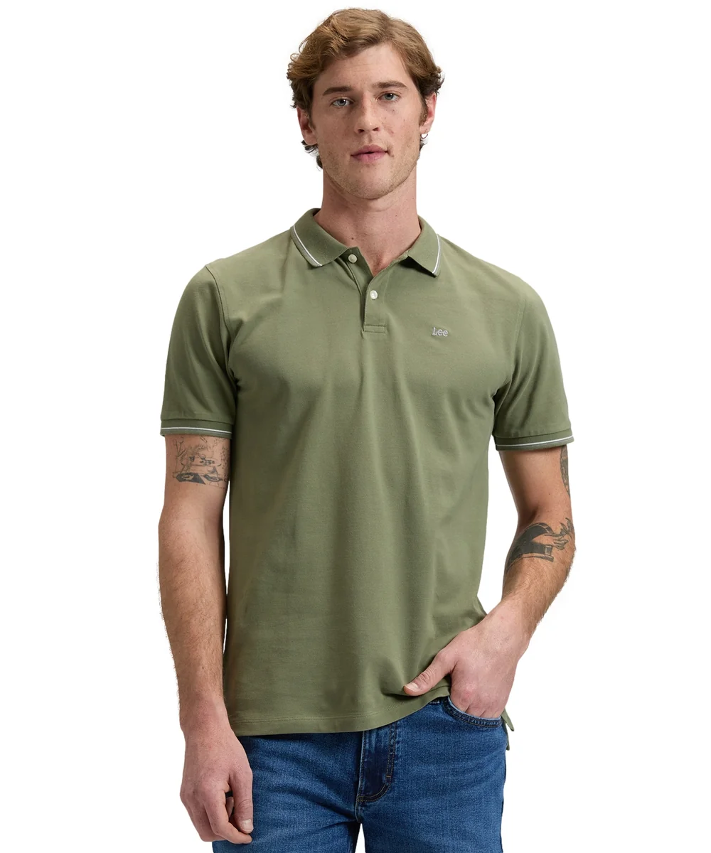 Koszulka Lee PIQUE POLO 112376502 Mercantile Green XL