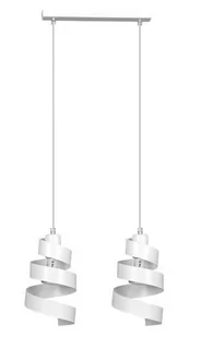 Emibig Saga lampa wisząca 2-punktowa biała 351/2 351/2 - Lampy sufitowe - miniaturka - grafika 1