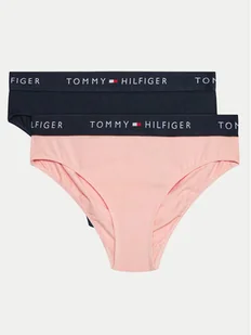 Tommy Hilfiger Komplet 2 par fig klasycznych UG0UG00750 Kolorowy - Majtki dla dzieci - miniaturka - grafika 1
