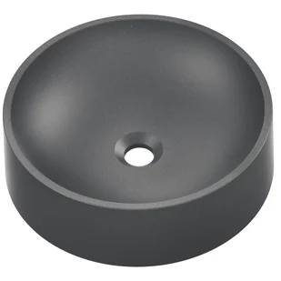 Umywalka konglomeratowa nablatowa Munst II Grey 40 x 40 Axis - Umywalki - miniaturka - grafika 1