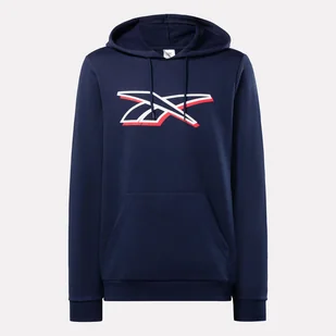 Męska Bluza REEBOK RI FLEECE HOOD IN1691 – Granatowy - Bluzy męskie - miniaturka - grafika 1