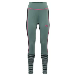Damskie legginsy Kari Traa Sara Pants Rozmiar: L / Kolor: zielony - Spodnie sportowe damskie - miniaturka - grafika 1