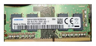 Pamięć RAM SODIMM DDR4 PC4 Samsung 4GB M471A5244CBO-CTD, 2400 MHz - Pamięci RAM - miniaturka - grafika 1