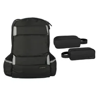 Plecaki - Plecak młodzieżowy w zestawie z piórnikiem czarny Starpak 561904 - miniaturka - grafika 1