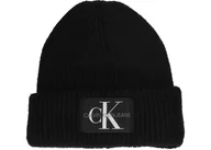 Czapki damskie - Calvin Klein Jeans Czapka K60K607383 one size Monogram Beanie WL - miniaturka - grafika 1