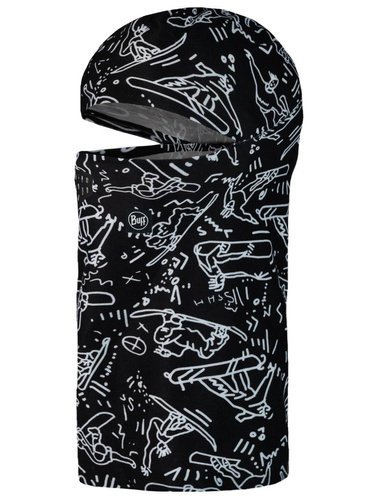 Kominiarka dziecięca Buff ThermoNet® Hinged Balaclava - tivat black