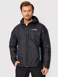 Kurtki męskie - adidas Kurtka puchowa Terrex Myshelter Primaloft GQ3698 Czarny Regular Fit - grafika 1