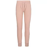 Spodnie damskie - Kappa Damskie spodnie sportowe Theek Slim Logo Pink Skin, L - miniaturka - grafika 1