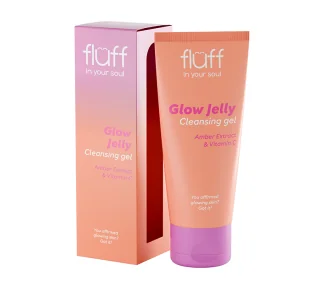 FLUFF In Your Soul Glow Jelly Żel Do Mycia Twarzy Z Ekstraktem Z Bursztynu I Witamina C 100ml - Żele do mycia twarzy - miniaturka - grafika 1