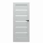 Drzwi wewnętrzne - Drzwi wewnętrzne pokojowe Verte H5 90 prawe szare Porta - miniaturka - grafika 1