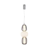Lampy sufitowe - Eris lampa wisząca 1xLED/28W chrom PND-98374-28W-CH - miniaturka - grafika 1
