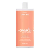 Żele pod prysznic dla mężczyzn - On Line Create, żel pod prysznic, bursztyn i mleczko migdałowe, 500 ml - miniaturka - grafika 1