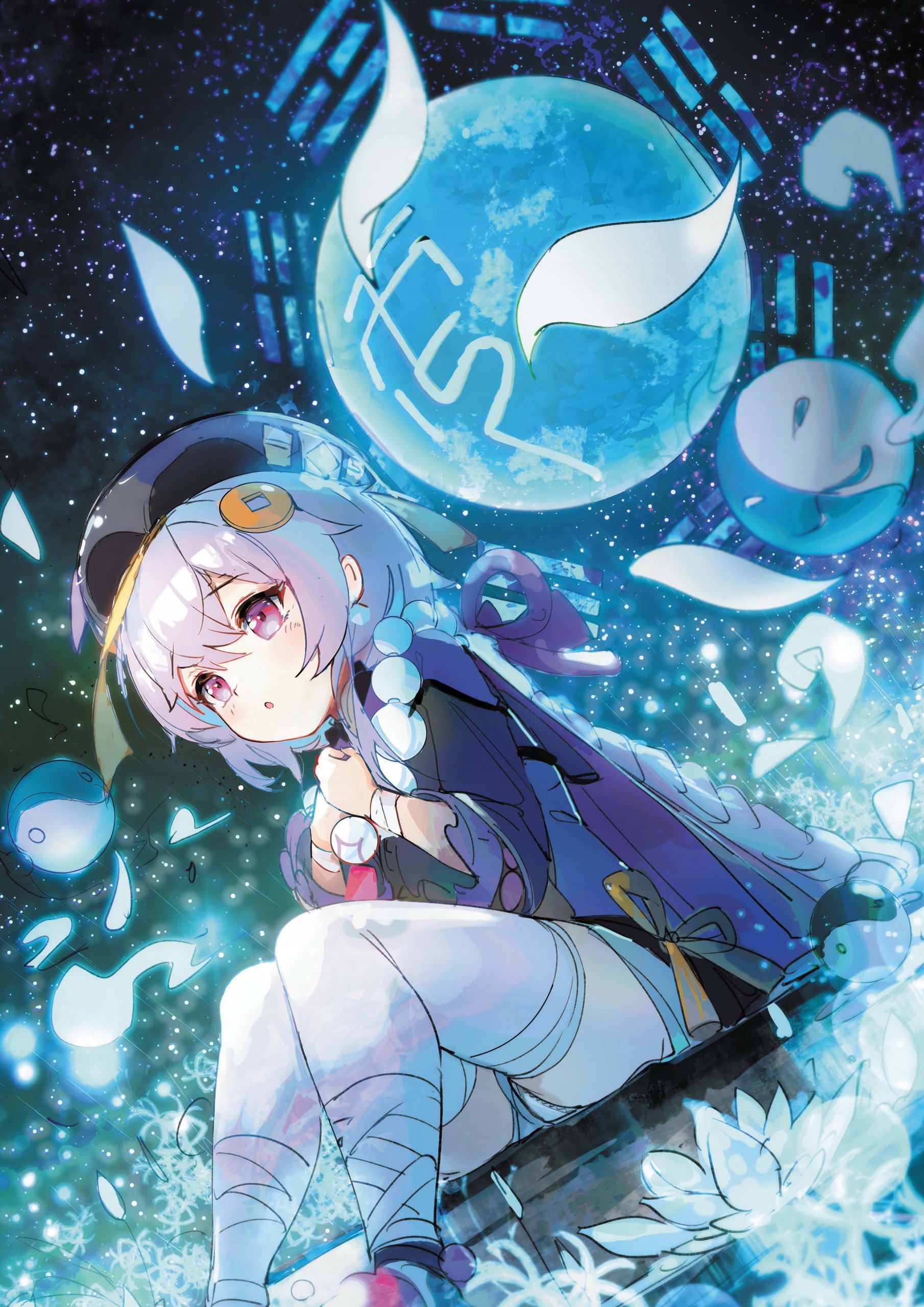 Plakat A3 Genshin Impact Anime Gra Qiqi