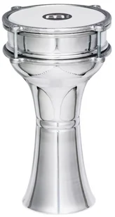 Meinl Percussion meinl Percussion HE-101 aluminium Darbuka z tworzywa sztucznego futra (gładka), średnica 14,92 cm (5 7/8 cala), srebrny HE101 - Instrumenty perkusyjne - miniaturka - grafika 1