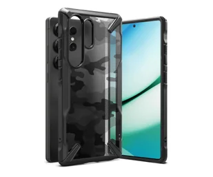 Ringke Fusion X do Samsung Galaxy S25 Ultra Camo Black - Etui i futerały do telefonów - miniaturka - grafika 1