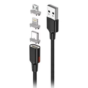 TFO Kabel USB Lightning/USB Typ C/Micro USB 1 m GSM106773 - Kable USB - miniaturka - grafika 1