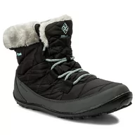 Śniegowce damskie - Columbia Śniegowce Youth Minx Shorty Omni-Heat Waterproof BY1334 Black/Sparay 010 - miniaturka - grafika 1