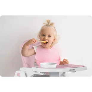 Krzesełko do karmienia Ricokids Tulo różowe - Akcesoria do karmienia - miniaturka - grafika 8