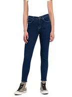 Spodnie damskie - Cross Jeansy damskie Judy Jeans, Denim Blue, Normal, niebieski (Denim Blue), 33W / 34L - miniaturka - grafika 1