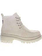 Botki damskie - U.S. Polo Assn. Botki w kolorze kremowym - miniaturka - grafika 1
