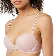 Biustonosze - Calvin Klein Damski biustonosz push up plunge, Stonowany, 75B - miniaturka - grafika 1
