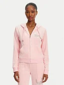 Bluzy damskie - Juicy Couture Bluza Robertson JCBAS125805 Różowy Regular Fit - miniaturka - grafika 1