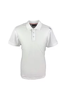 Koszulki męskie - CMP Męska koszulka polo 39d8377 biały Bianco 54 39D8377 - grafika 1