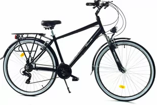 Dallas Bike City Trekking Alu 21spd 28 cali Męski Czarny - Rowery - miniaturka - grafika 1