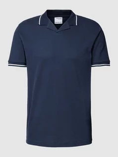 Koszulki męskie - Koszulka polo z czystej bawełny z kołnierzem z połami model ‘HONEY’ - grafika 1