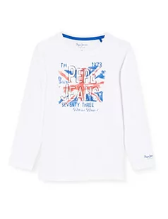 Pepe Jeans Koszulka męska, biały (Optic White), 32 - Koszulki męskie - miniaturka - grafika 1