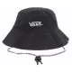 Kapelusz W/M Level Up Bucket Hat Black/White VN0A5GRGY281 (VA402-a) Vans - Czapki damskie - miniaturka - grafika 1