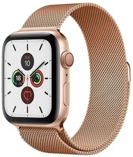 Magnetic Strap pasek do Watch 7 41mm magnetyczna opaska bransoleta bransoletka różowe złoto - Akcesoria do smartwatchy - miniaturka - grafika 1