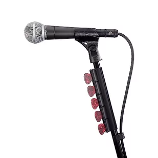 D'Addario Akcesoria Stojak na mikrofon - Uchwyt na kostki gitarowe do stojaków mikrofonowych - Mieści 10 kostek gitarowych o dowolnym rozmiarze i rozmiarze - Kostki gitarowe - miniaturka - grafika 1